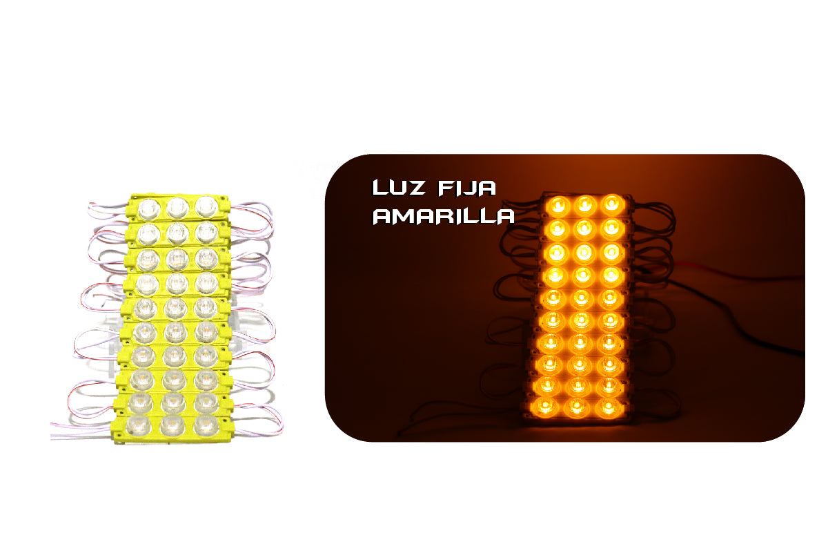 Módulo 3 piezas LED 12/24