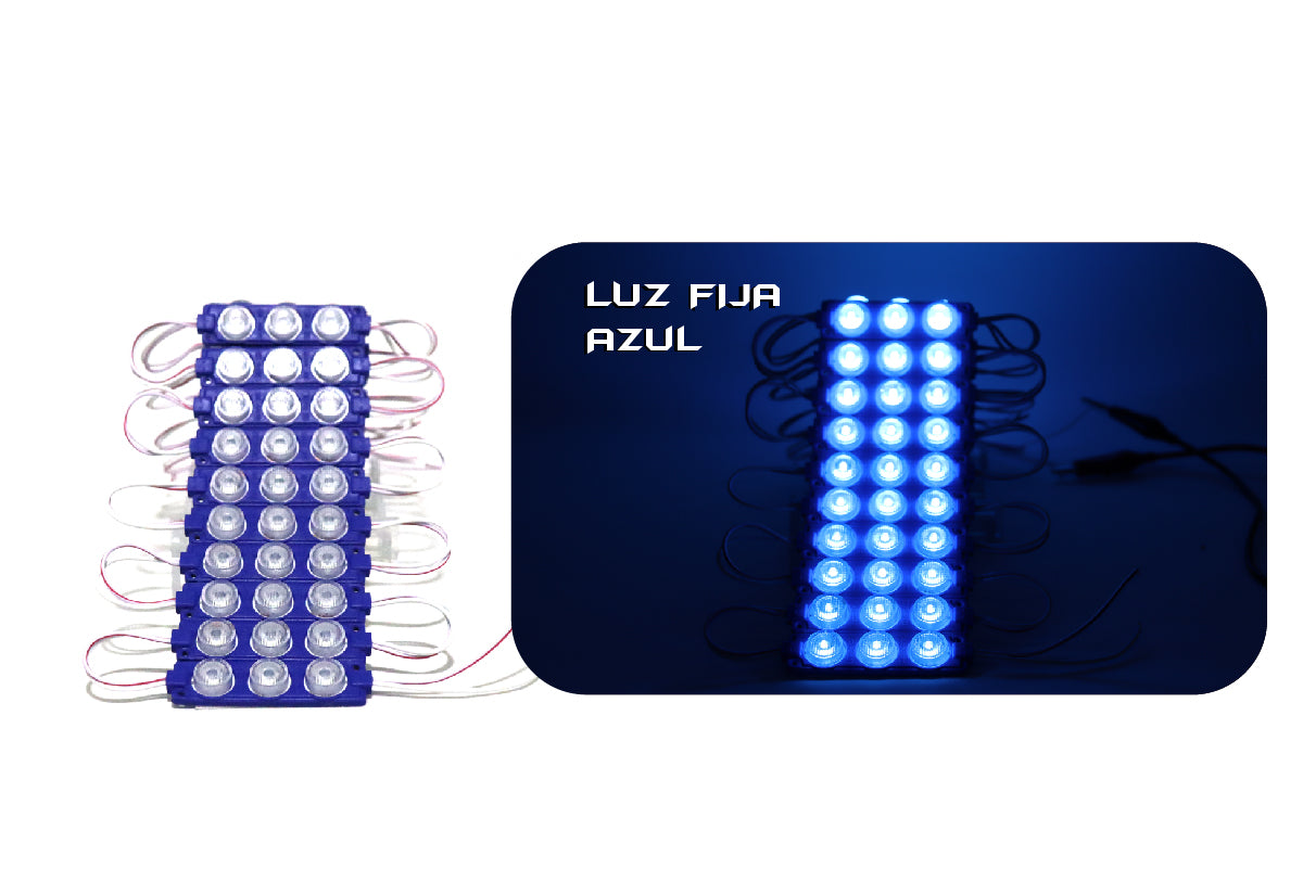 Módulo 3 piezas LED 12/24