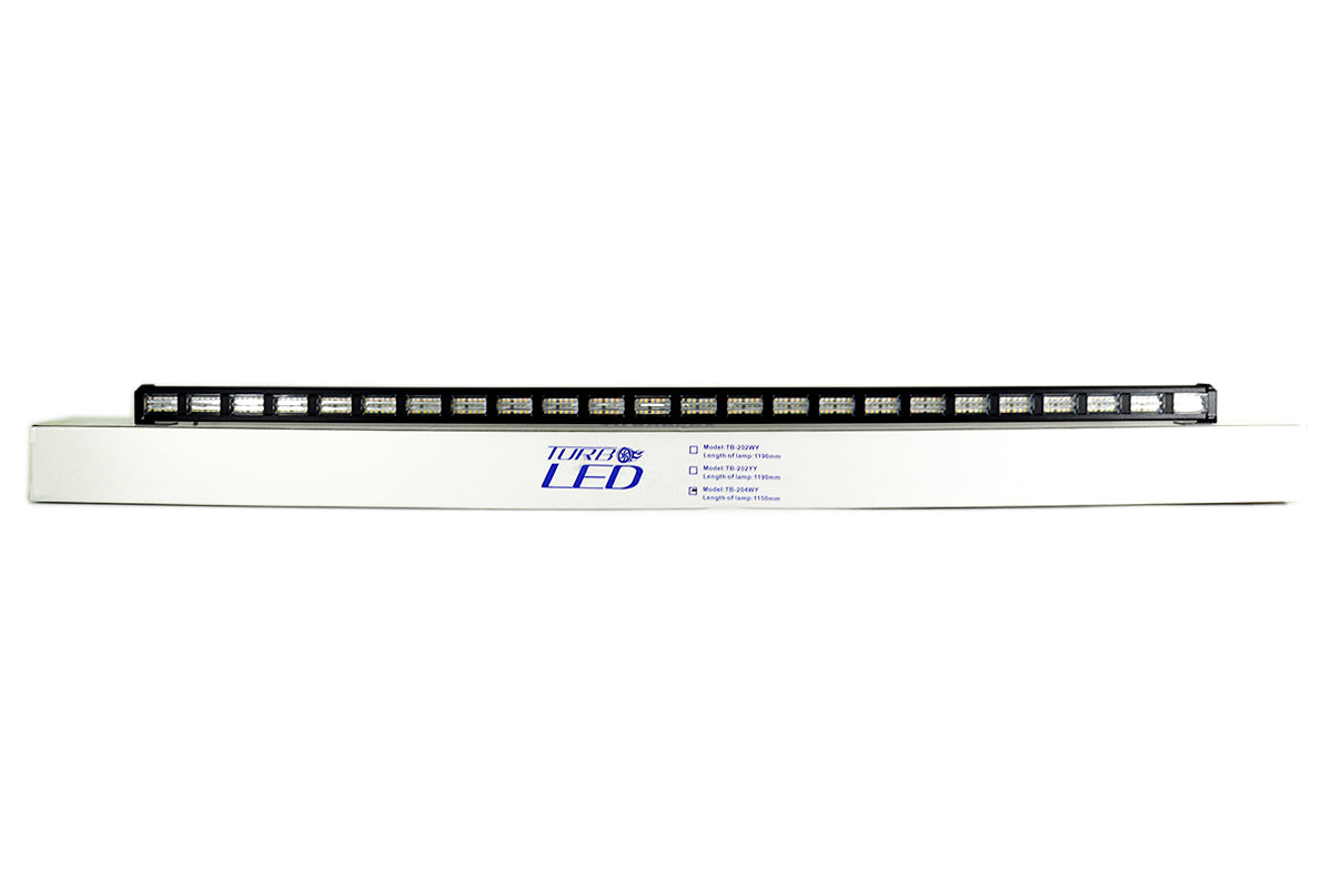 Regleta para panorámico LED 24 secciones blanco y amarillo